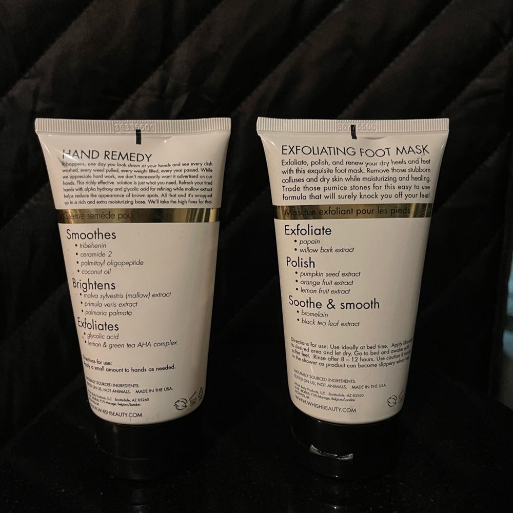 Whish Hand Remedy and Exfoliating Foot Mask Set - Picture 2 of 3